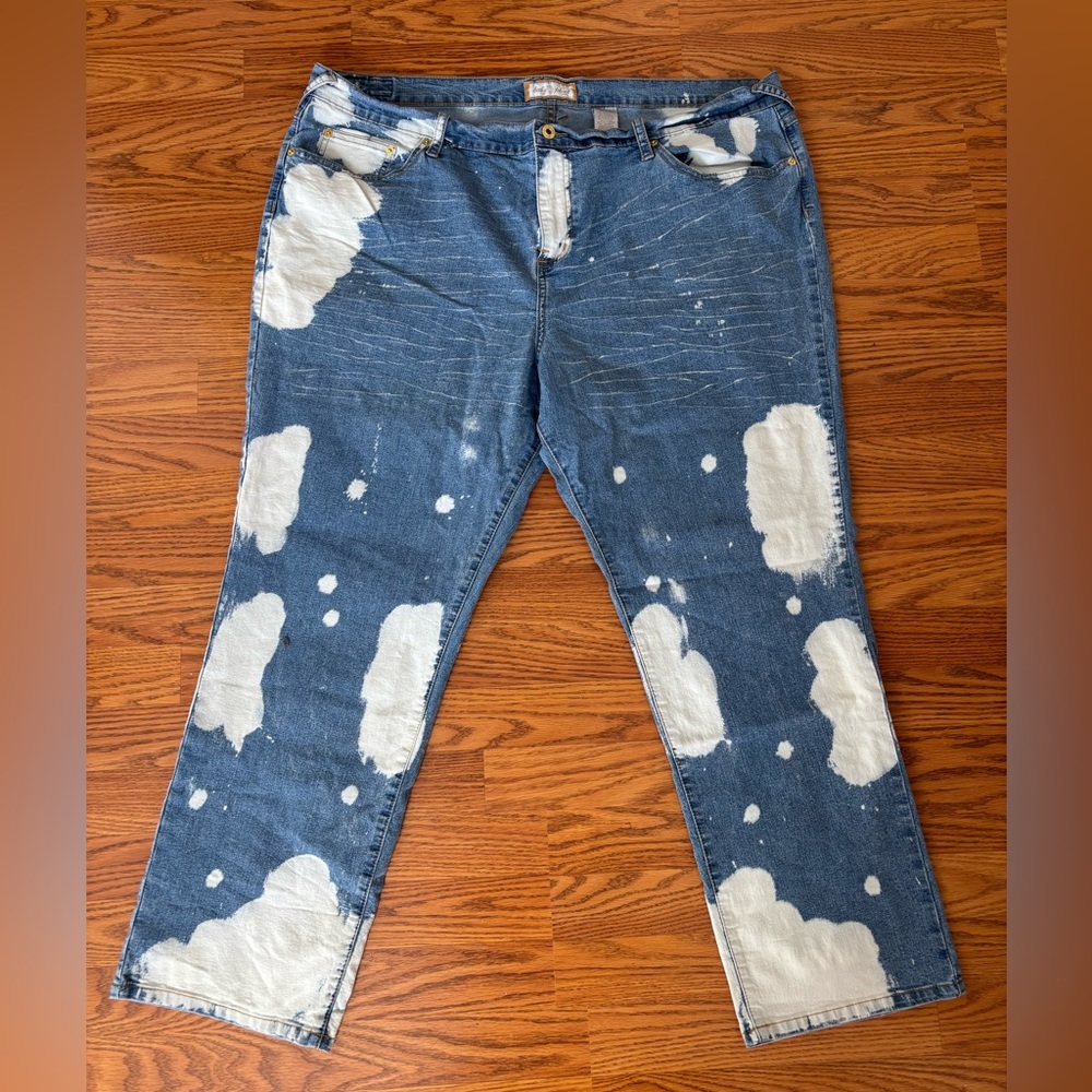 Y2K RARE BABY PHAT ACID WASH JEANS - Picture 3 of 13
